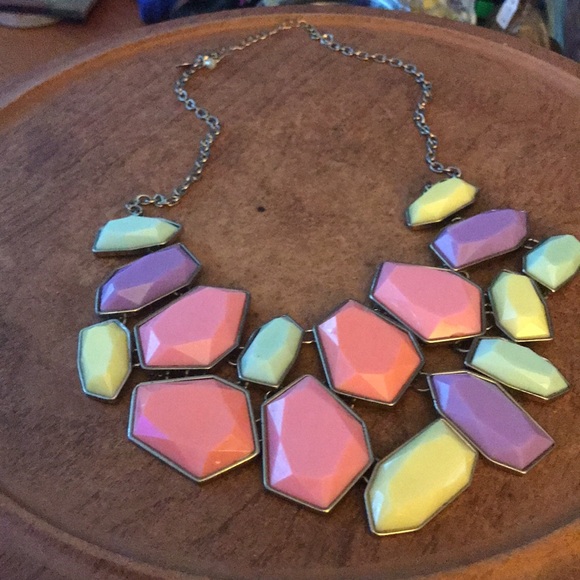 Mark by Avon cool pastel statement piece. 12 inch length 7 inch wide - Picture 3 of 6